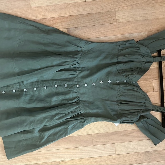 Anthropologie Mini Dress Anthropologie Green Size L NWT - Picture 4 of 8